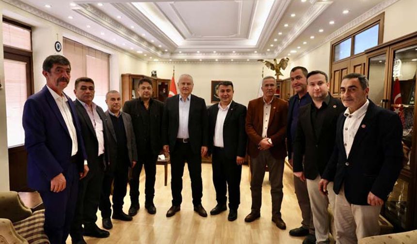 Muhtarlar Derneği’nden Kamu Kurumlarına Ziyaret Maratonu