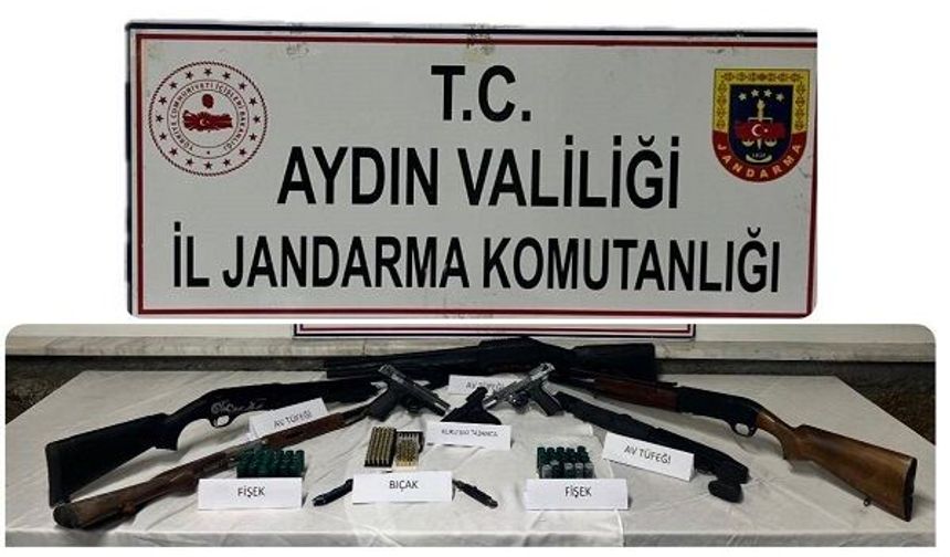 Çine'de asker eğlencesinde havaya ateş açan 7 kişiye işlem yapıldı