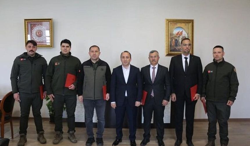 Çine’de Orman Teşkilatına Başarı Belgesi