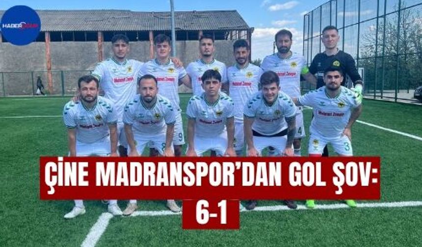 Çine Madranspor’dan Gol Şov: 6-1