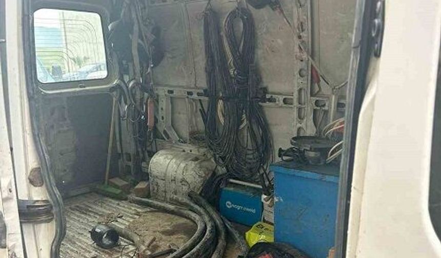 Çine Gökyaka Mahallesinde kablo hırsızları yakalandı