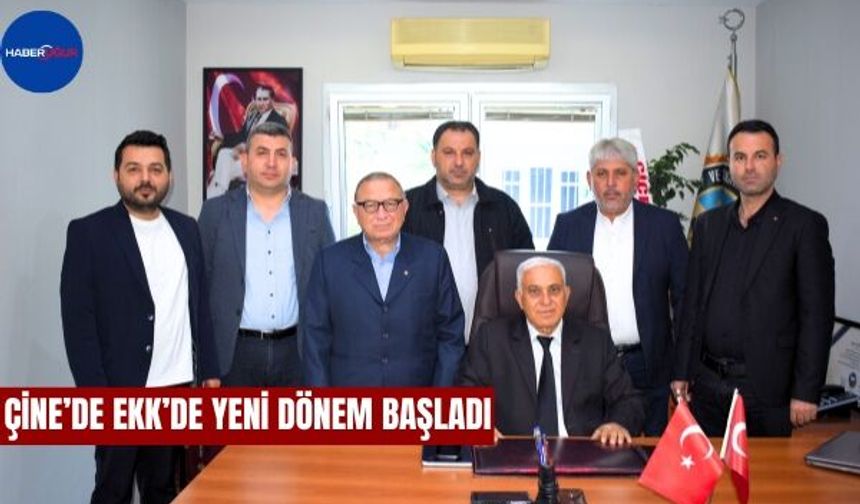 Çine’de Esnaf Kefalet Kooperatifi’nde devir teslim sonrası yeni dönem başladı