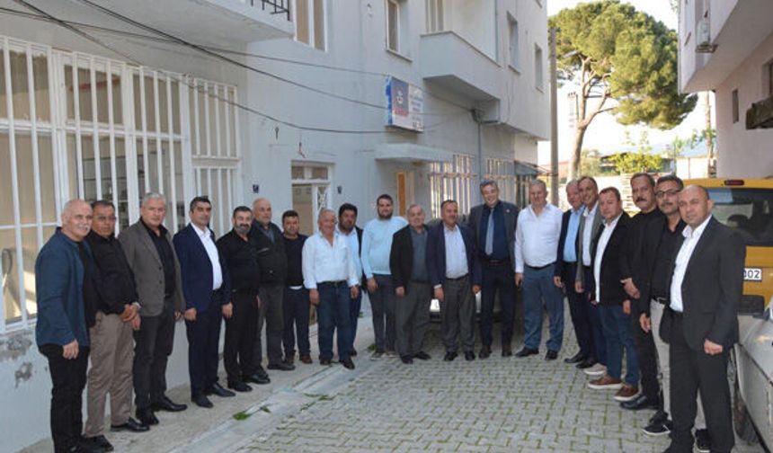 Başkan Künkcü’ye, Karpuzlu ve Çine Başkanlarından tam destek