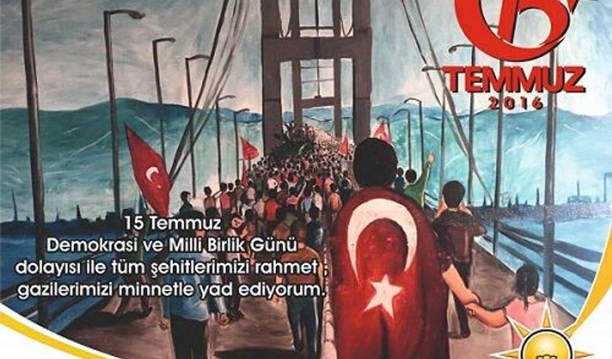 Başkan Kandemir’den 15 Temmuz Mesajı: “Unutmayacağız, Unutturmayacağız”