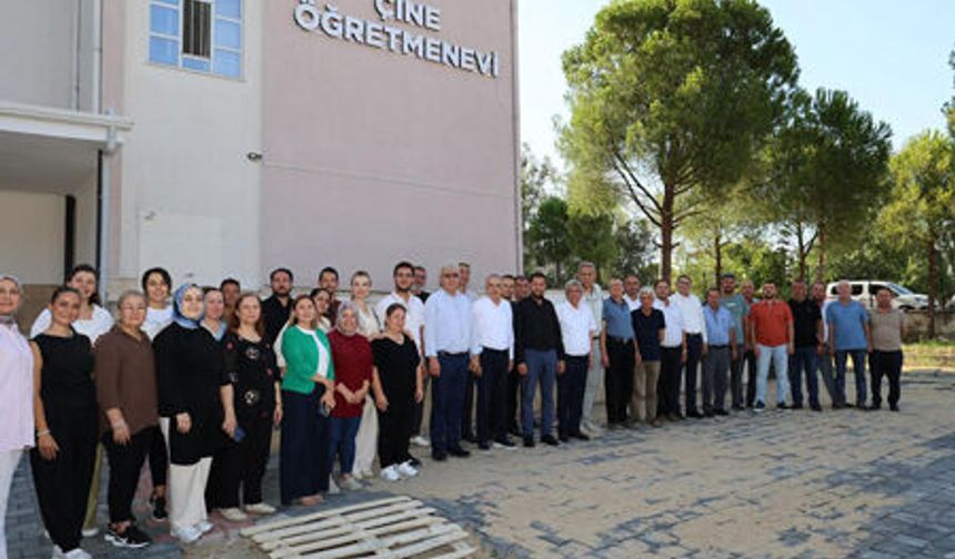 Vekil Savaş, Çine Öğretmenevi’nde incelemelerde bulundu