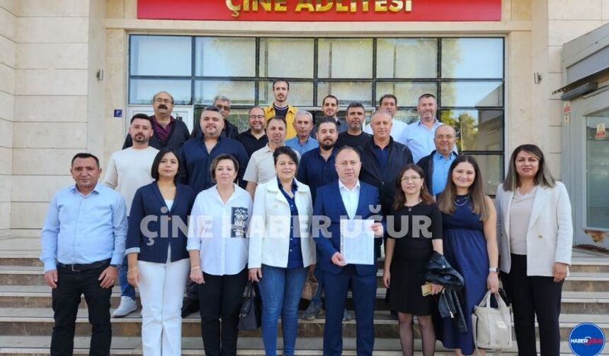 Yeni Parti Çine İlçe Başkanı Mustafa Demir ve Yönetimi Mazbatasını Aldı