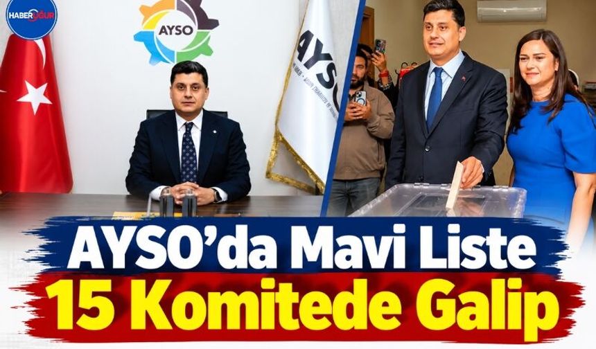 AYSO’da Mavi Liste 15 Komitede Galip