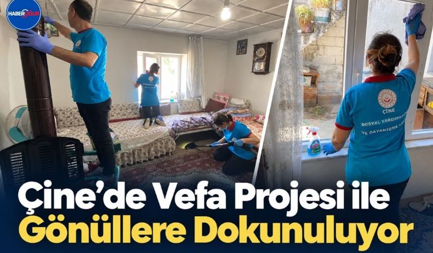 Çine’de Vefa Projesi ile Gönüllere Dokunuluyor